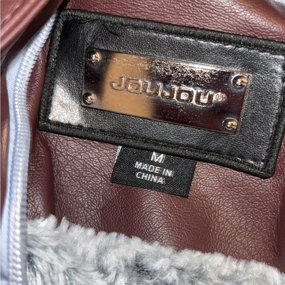 Red/mahogany Leather Jacket - Picture 11 of 16